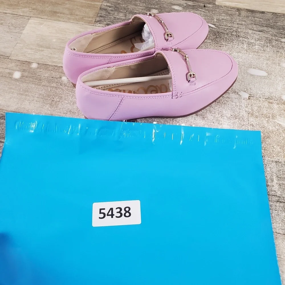 Sam Edelman Loraine Mini Girls Loafers Sz 13 Lilac Leather Comfort Slip On Shoes